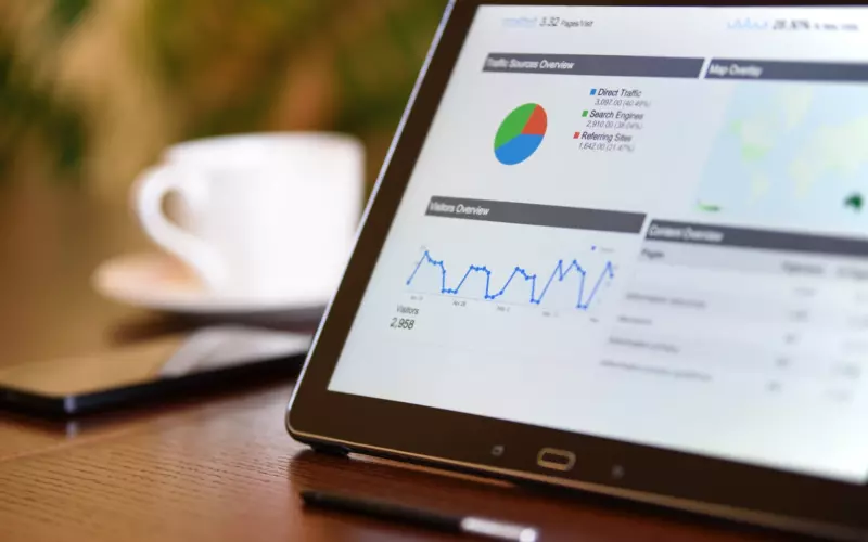 Analytics Page on Tablet